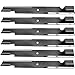 (6) HD High Lift Mower Blades for Dixie Chopper 60" Deck Replaces 30227-60