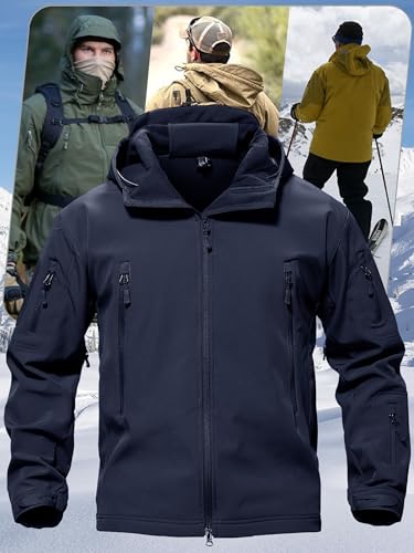 image for TACVASEN Men's Snow Winter Windproof Fleece Jackets Special Ops Fleece