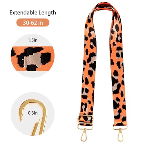 Image of Purse Straps Replacement Crossbody Straps for Purses,Wide Shoulder Strap for Bags Extender Guitar Straps for Handbags