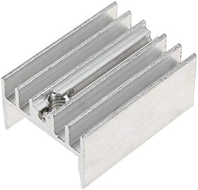 Electronic Components 100pcs Aluminum Heat Sink Heat Sink for TO-220 L780xCV Three Terminal Positive V