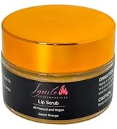 Ignite Health & Beauty Sweet Orange Vegan Lip Scrub, Exfoliator, Vitamin C, Moisturizer, Jojoba O...