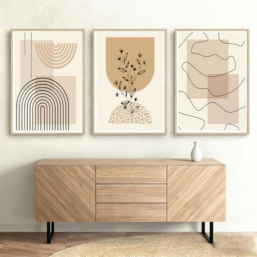 BDKCYO Abstraite géométrie,tableaux de salon, images modernes, posters d'art, décoration murale, toiles sans cadre (Linien A, 30x45cm)