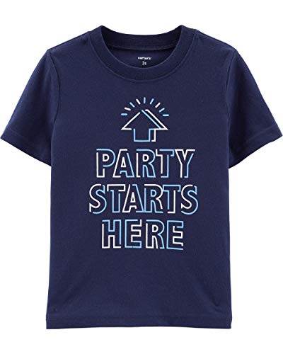 T-shirt manches courtes garçon Carter's en coton doux pour taille 2T à 8 ans