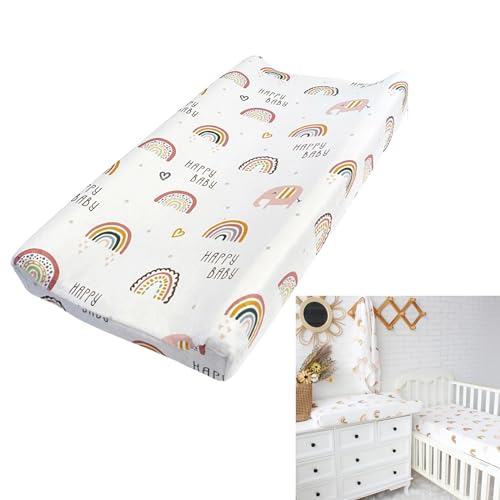 Breathable Changing Pad Reusable Diaper Changer Mat Sheets Soft Baby Nappy Change Table Sleeve Case for Comfort