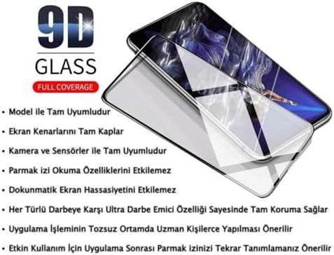 PSR Aksesuar Samsung Galaxy S25 FE Uyumlu 9D Kırılmaz Cam Ekran Koruyucu – Ultra Darbe Emici, Tam Kaplama (Galaxy S25 FE) - Görsel 5