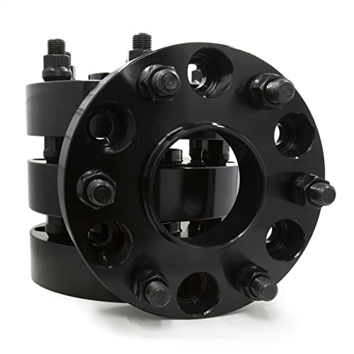 PCHXQVQ 4 Wheel Spacers 1.5" Hubcentric 6x135 Fits 6 Lug -(6061-T6 Billet Aluminum - Black Anodized,1.5, 1.5", 1.5 Inch-Thickness)