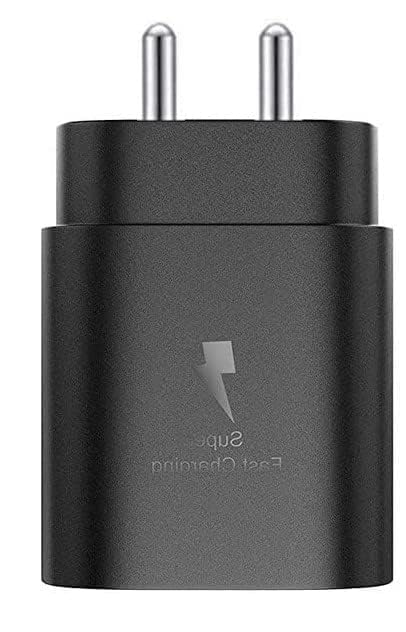 Image of Original 25W Fast Charger Adapter Compatible with Samsung Galaxy S /A /M /F /Z Series USB Type-C PD Charger ‚Ai Black Adapter Only