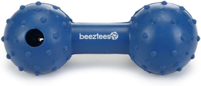 Beeztees Köpek Oyuncağı, Ödül ve Oyun, Dambıl, Kauçuk, Mavi, 11,5cm