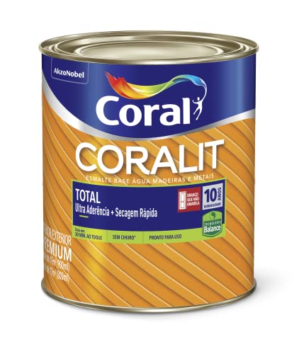 CORALIT TOTAL BRILHANTE BRANCO 900ML - CORAL