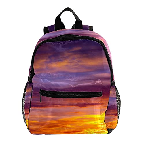 Sac à dos pour garçons et filles motif carte du monde multicolore 30,5 cm