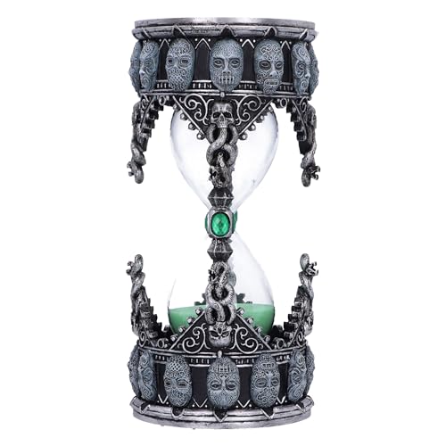 Nemesis Now Harry Potter Death Eater Sand Timer 18cm, Resin, Silver, Official Harry Potter Merchandise - Image 4