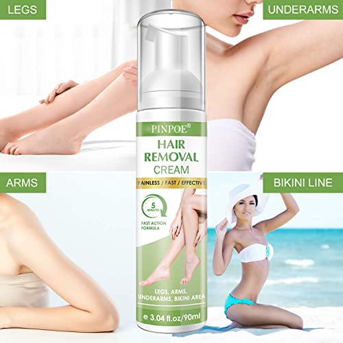 Enthaarungscreme, Haarentfernungscreme, Hair Removal Cream, Enthaarungsmittel Schmerzlose für Bikini/Unterarm/Brust… - Image 6