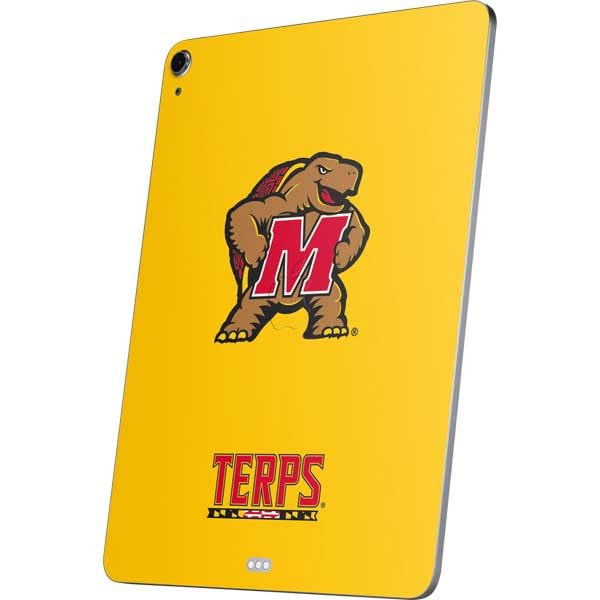 Skinit Decal Tablet Skin Compatible with iPad Air 11in (2024-2025) - Officially Licensed University of Maryland Terps Yellow Design