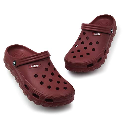 Image of Amoji Unisex Garden Clogs Gardening Shoes AA1521 | Unisex Slip on, Lightweight, Comfortable, Beach, Shower, Pool, Casual Walking