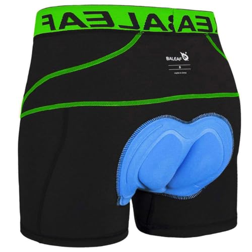 Image of BALEAF Men's Cycling Underwear 3D Padded Bike Shorts with Padding Road Biking MTB Liner Bicycle Gear Accessories