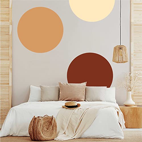 Kazova Circle Wall Decals Abstract Modern Polka Dot Decals Minimalist Wall Stickers Removable Peel And Stick Wall Decals For Living Room Office Farmhouse Decor (15.75X47.24Inches Includes 3Pcs) #TOP30
