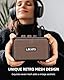 LEKATO Mini-Gitarrenverstärker, 5 W, wiederaufladbar, E-Gitarrenverstärker mit Clean/Overdriver-Effekten, Bluetooth 5.0, tragbarer Übungsgitarrenverstärker für Heimübungen und Musikparty