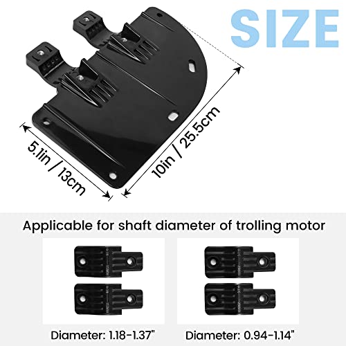 Boat Rudder Clamp Fits 24-55 Thrust Trolling Motors Accessories For Fishing Kayak, Canoe, Pontoon #TOP5
