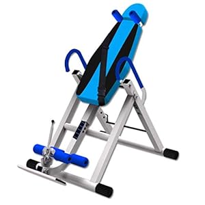 GaRcan Home Inversion Equipment Inversion Table Inverted machine home fitness equipment inverted auxiliary device upside down (Metallic) (Blue)