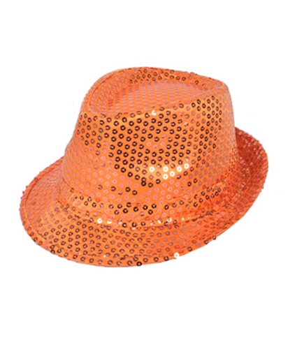 Image of boxed-gifts Solid Color Sequins Fedora Hat