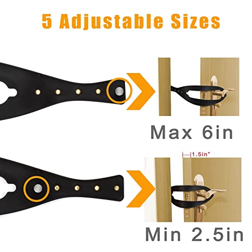 Trava do suporte da porta do gato - Titular Porta Gato Trava | Rolha de porta flexível mais forte pa