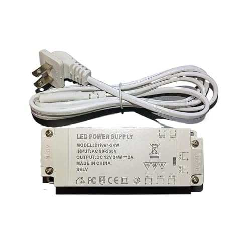 Alimentation contrôleur transformateur LED 12V 24W 2A pour armoire