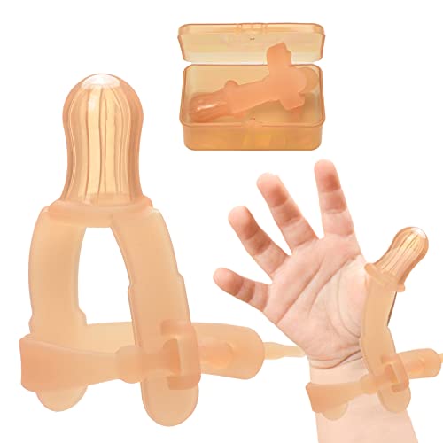 Thumb Sucking Stop for Kids - 0-3 Years Old Baby - Adjustable Thumb Guard for Thumb Sucking Silicone Thumb Sucking Treatment Kit for 3-36 Months Baby, Maximum for 1.95â€-1.5" Wide Wrist