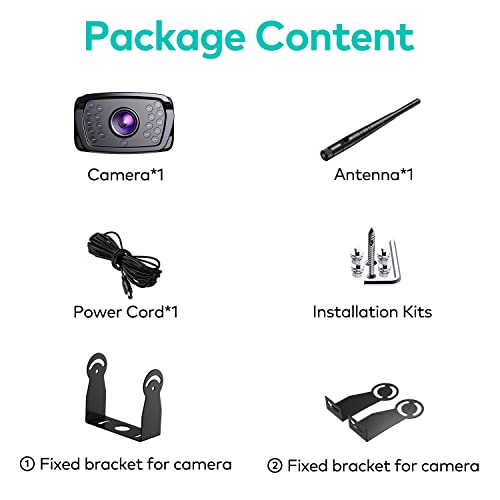 Image of Upgraded Wireless Backup Camera for 7 Inch Monitor