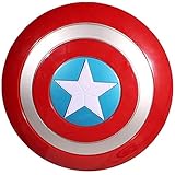 [Exquisite Handwerkskunst] Rote, weiße und blaue Formen, Hochdruckproduktion, hohe Festigkeit und gute Duktilität. Der echte Captain America Metallschild kann lange aufbewahrt werden.