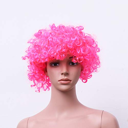 STOBOK Peruca de Palhaço Do Dia Das Bruxas Peruca Afro Traje de Palhaço Peruca Acessórios de Traje d