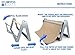 Bryco Goods 24 Inch Paper Roll Dispenser and Cutter, Wall Mountable & Non-Slip Tabletop, Heavy-Duty Steel Frame – Kraft, Butcher, Freezer, Wrapping Paper Holder – for Home, Office, Craft Projects