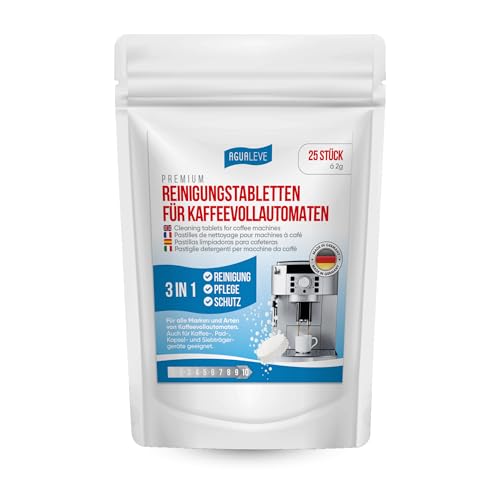 Reinigungstabletten 25 Stück – für alle Marken...