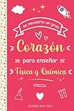  Agenda Maestra 2022 2023: Física y Química maestra regalo  Organizador Planificador Semanal  Regalo Personalizado de fin de año para agradecer a ... 2022/2023  una Semana en 2 Páginas  A5