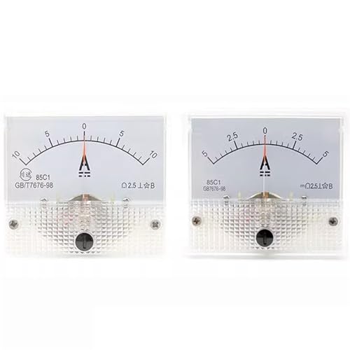 85C1-A DC /75mv Amperometro Pannello analogico AMP Misuratore di corrente10A -0 - 10A Amperometro 1A 3A 5A 10A 20A 30A 50A 100A 200A 500A