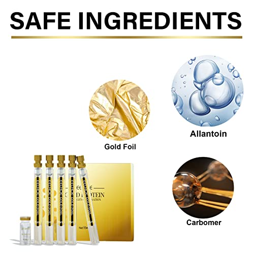 Face Lifting Threads Collagen Threads Lifting Absorbent Collagen Thread Silk Thread Lifting for Facelifting, Lift Skin Tightening and Reducing Fine Lines (15 ml + 20 Pieces) - Image 3