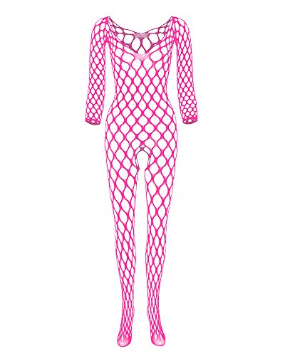 Bonvince Women's Trinidad Halter Garter Dress with Attached Stockings, Sexy Lingerie Babydoll Bodysuit Chemise Nightwear 097 Hot Pink Bonvince Women's Trinidad Halter Garter Dress with Attached Stockings, Sexy Lingerie Babydoll Bodysuit Chemise Nightwear 097 Hot Pink