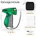 BEVTEE Tagging Gun for Clothing, Green Tag Gun Kit with 5 Needles, 1120 Barbs Fasteners & 1 Hard EVA Case, Durable and Easy to Use Tagging Tool for Clothes, Fabric, Retail Price Tags and DIY