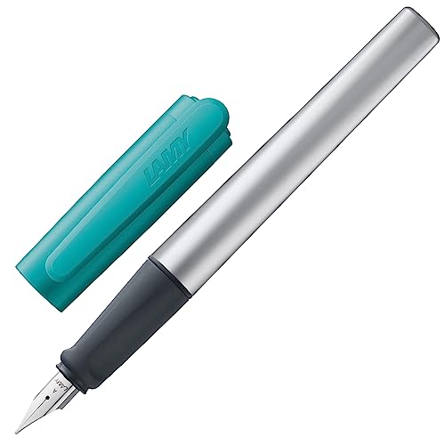 LAMY nexx leichter, stabiler Füllhalter aus Aluminium mit rutschfestem Griffstück und Edelstahlfeder - ideal für Schreibanfänger, die Schule oder Uni