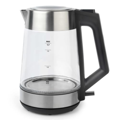 Salter Bollitore in vetro con LED cangiante 1,7 L