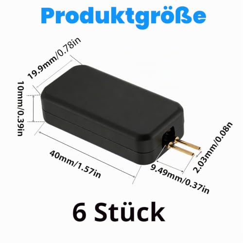 6 Stück Auto Airbag Simulator Set, Teiliges Reparaturwerkzeug Automobilbereich Schnelle Reparatur für Universelles Simulator Tool für Diagnose Fehlerbehebung Erkennung