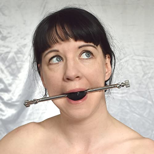 Baillon métal BDSM pour bloquer la parole sans douleur en bondage