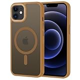 XTCASE Hülle für iPhone 12/12 Pro Magnetisch kompatibel mit Magsafe, Matt Transluzente Handyhülle für iPhone...