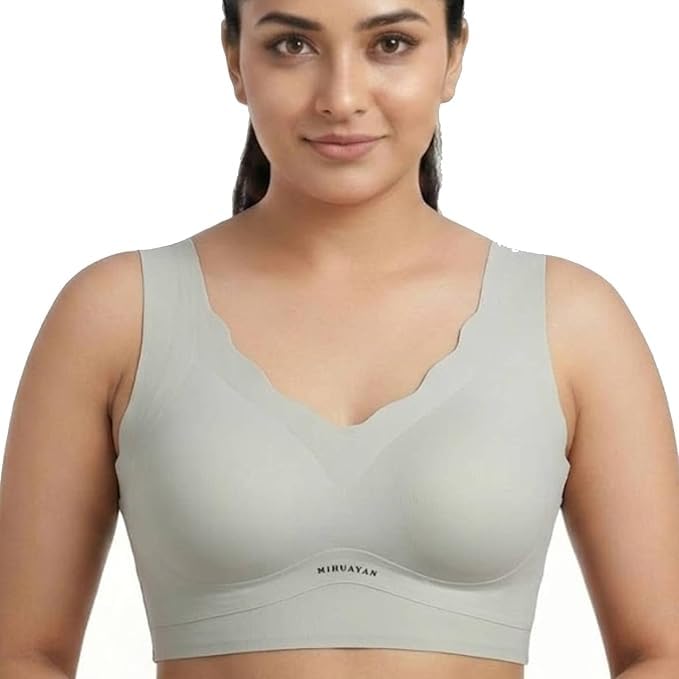 Image of Jalodari Women's Padded Sports Bra | Full Back Coverage Push Up Gym Bra | Slip-On Fitness Workout Yoga Bralette | Wirefree Breast Uplift Tank Top Innerwear