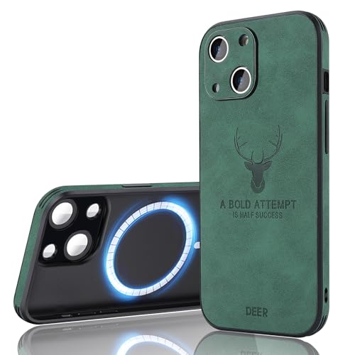 JOOBOY iPhone 15 Plus �P�[�X 6.7" MagSafe�Ή� �����Y�ی� �����}�O�l�b�g ���C�����X�[�d �ϏՌ� ���^ �R���p�N�g PC�f�� �w�� ������PU���U�[ �n�[�h�J�o�[ �}�b�g���H �w��h�~ �J�����ی� �g�уJ�o�[iPhone