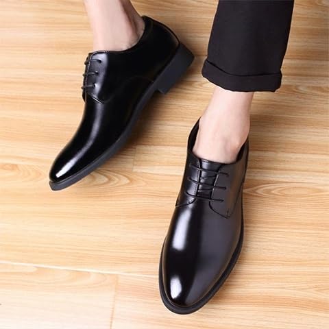 Business Lace-Up Formal Men Shoes British Casual Wedding Work Soft Sole Footwear2