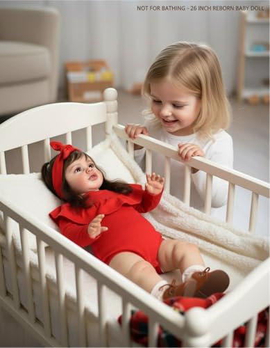 Muñeca Reborn iCradle Realista 26 Pulgadas de Silicona miniatura 6