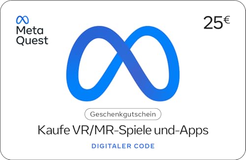 META QUEST Gift Code €25 - Download Code - Germany Only
