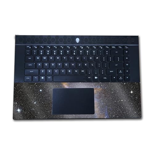 Image of Glossy Glitter Laptop Skin Compatible with Alienware M16 R2 (2024) - Centaurus - Premium 3M Vinyl Protective Wrap Decal Cover - Easy to Apply | Crafted in The USA by MightySkins