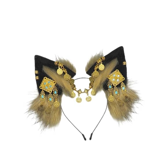 Oreilles de loup en peluche pour briller lors de vos festivals et soirées