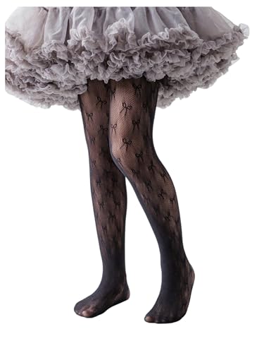 Image of SweatyRocks Girl's Heart Hollow Out Stockings Sheer Fishnet Tights Dance Pantyhose